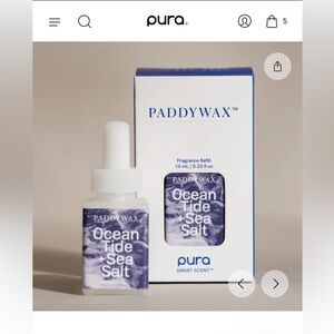 Pura Smart Diffuser Paddywax Ocean Tide Sea Salt fragrance refill - 2 available